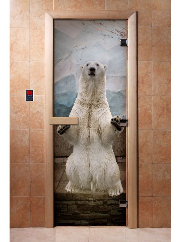 Дверь с фотопечатью "Животный мир"